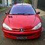 Jual PEUGEOT 206 XR SPORTY '02 Red Ferrari CBU HATCHBACK 