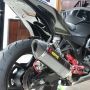 Knalpot Akrapovic Carbon for Ninja250,CBR,Byson,Vixion