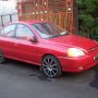 Jual kia rio merah murah meriah 2004 m/t