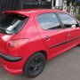 JUAL PEUGEOT 206 SPORTY AUTOMATIC 2004 MERAH