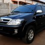 Jual Toyota Fortuner G Diesel 2008 hitam