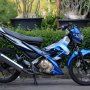 Jual Suzuki Satria 2009 Biru Mulus pake banget