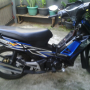 JUAL HONDA SUPRA X125 DD Tahun 2012 (BIRU-HITAM) MULUS