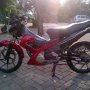 Jual Suzuki Satria Fu 2011 hitam merah marun 