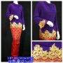 SETELAN SONGKET DARK PURPLE