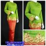 SETELAN SONGKET SOFT GREEN