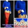 SETELAN SONGKET BLUE ROYAL