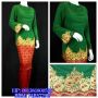 SETELAN SONGKET DARK GREEN