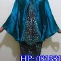 Kaftan Satin Batik 1 Set Blue