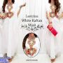 Lestrina White Kaftan Maxi