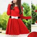 Baju Natal  Jingle Diamond Dress D5076-01