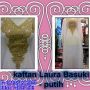 Kaftan laura basuki putih