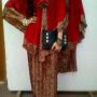 Stelan batik Cantik Merah