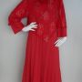 DRESS VICTORIA BROKAT MERAH