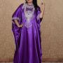 Kaftan Sateen Natali Swaroski Import Purple