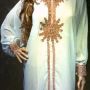 Kaftan Gamis Star Wahite