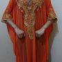 Kaftan Bordir Gold Melati