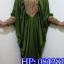 Kaftan Bordir Maia Hijau