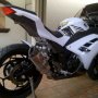 Jual Kawasaki Ninja 250 Fi 2012 Putih Modif Elegan