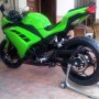 Jual Kawasaki Ninja 250 Fi 2012 Hijau mulus