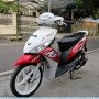 Jual Yamaha Mio J 2012 Bulan 4 DKI Merah Putih Km 2000an