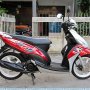 Yamaha Mio J 2012 Bulan 4 DKI Merah Putih Km 1000an Mulusss