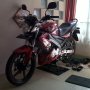 Jual vixion desember 2012 merah marun km rendah