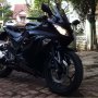 Jual Ninja 250 fi 2012 hitam modif mantap