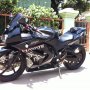 Jual Ninja 250 r 2010 hitam, full modif manis mulus