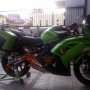 jual Kawasaki ER-6n hijau Plat D