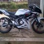 ninja RR 150 se white 2013 bulan 4 plat D mulus