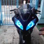 YAMAHA VIXION 2008 MODIF SIAP PAKAI HITAM