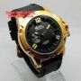 QUICKSILVER Leather Black-Gold-Yellow