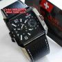 Swiss Army SA1046 Leather Black List White