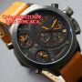 GUESS GC Triple Time Leather Brown