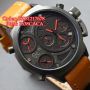 GUESS GC Triple Time Leather Brown