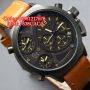 GUESS GC Triple Time Leather Brown