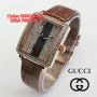 GUCCI Segi Diamond Cokelat Muda