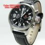 SWISS ARMY 2087 Silver Black Leather