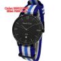 ALEXANDRE CHRISTIE Slim 8420M Black Biru Putih