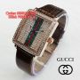 GUCCI Segi Diamond Cokelat Tua