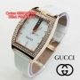 GUCCI Segi Oval Putih