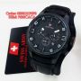 SWISS ARMY SA4121 (BLW) Black Leather