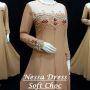 Nessa Dress  Soft Choc