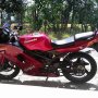 Ninja RR 2008 merah plat AB