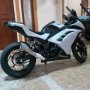 kawasaki ninja 250fi thn 2012 putih plat DKI