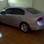 Jual Honda all new civic 2006 Silver km rendah, siap pakai ori cat