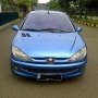 Jual Peugeot 206 matic th. 2001 sporty biru Plat DKI