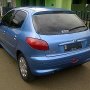 Jual Peugeot 206 matic th. 2001 sporty biru Plat DKI