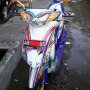 Jual mio 2009 putih modif